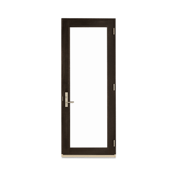 marvin signature ultimate inswing french door one panel interior espresso stain